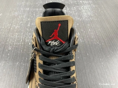 Retro AJ4- x ZeroBulk  Jordan Air 3936 Travis 4 Scott Brown 1026